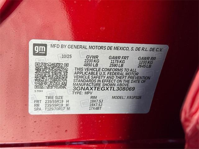 new 2026 Chevrolet Equinox car, priced at $33,215