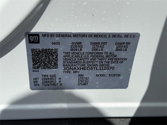 new 2026 Chevrolet Equinox car, priced at $28,940