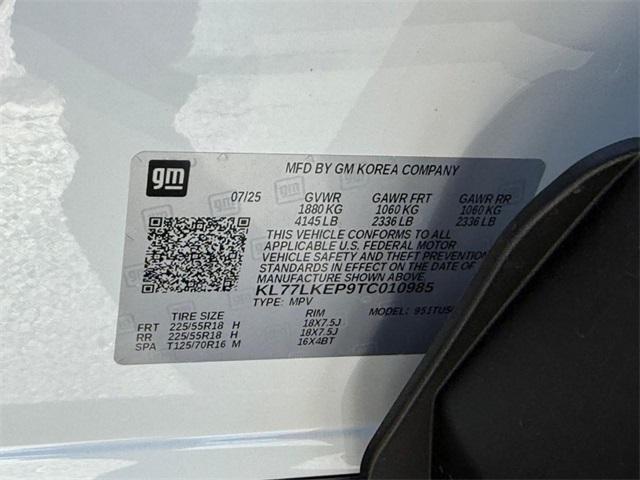 new 2026 Chevrolet Trax car, priced at $27,682