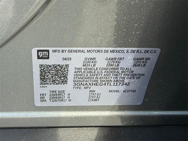 new 2026 Chevrolet Equinox car, priced at $27,745