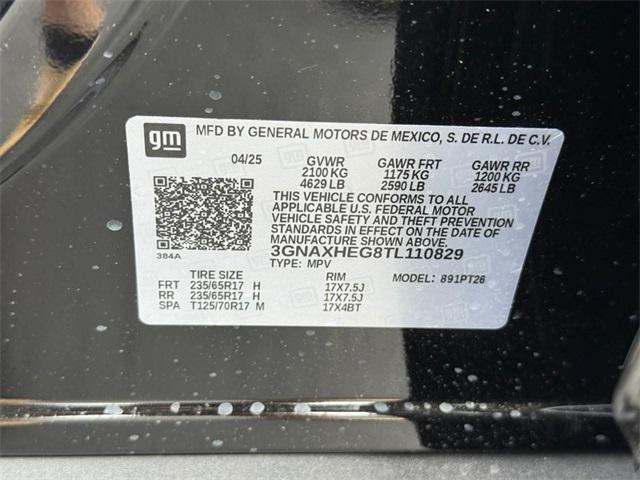 new 2026 Chevrolet Equinox car, priced at $28,690