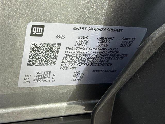 new 2025 Chevrolet Trax car, priced at $23,540