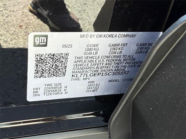 new 2025 Chevrolet Trax car, priced at $23,540