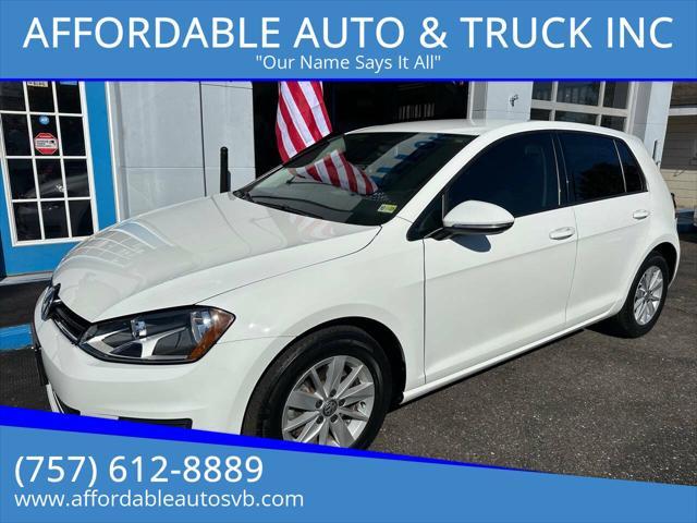 used 2017 Volkswagen Golf car, priced at $13,792