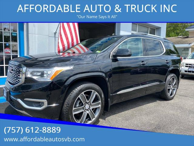 used 2017 GMC Acadia car, priced at $18,872