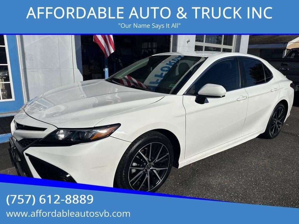 used 2021 Toyota Camry car, priced at $14,687