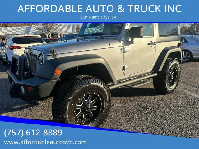 used 2016 Jeep Wrangler car, priced at $23,687