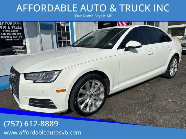 used 2017 Audi A4 car, priced at $13,997