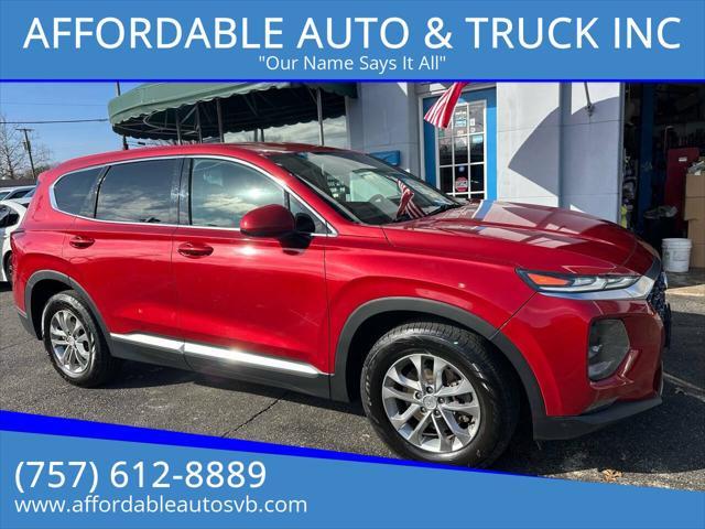 used 2019 Hyundai Santa Fe car, priced at $16,247