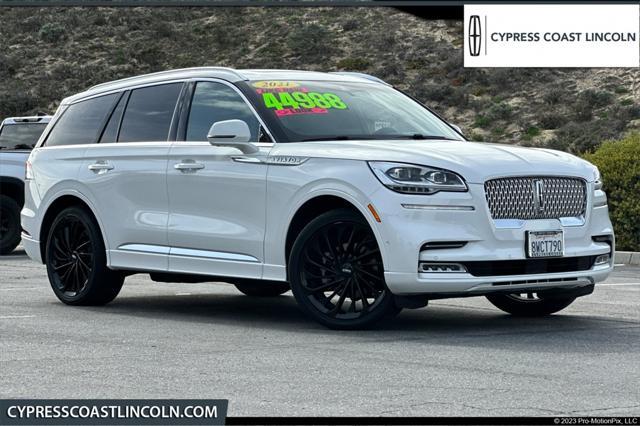 used 2021 Lincoln Aviator car, priced at $42,549