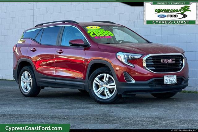 used 2021 GMC Terrain car, priced at $21,775