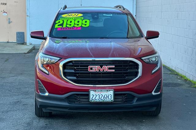 used 2021 GMC Terrain car, priced at $20,974