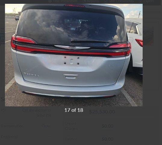 used 2022 Chrysler Pacifica car, priced at $25,784