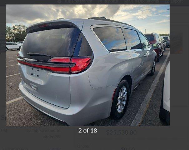 used 2022 Chrysler Pacifica car, priced at $25,784