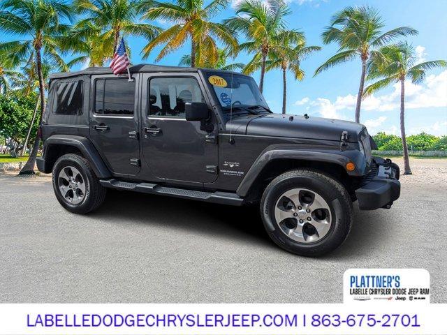 used 2017 Jeep Wrangler Unlimited car, priced at $22,404