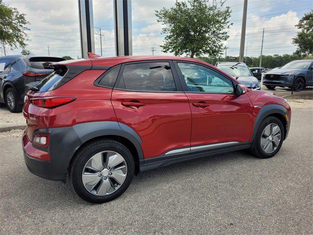 used 2019 Hyundai Kona EV car, priced at $15,000
