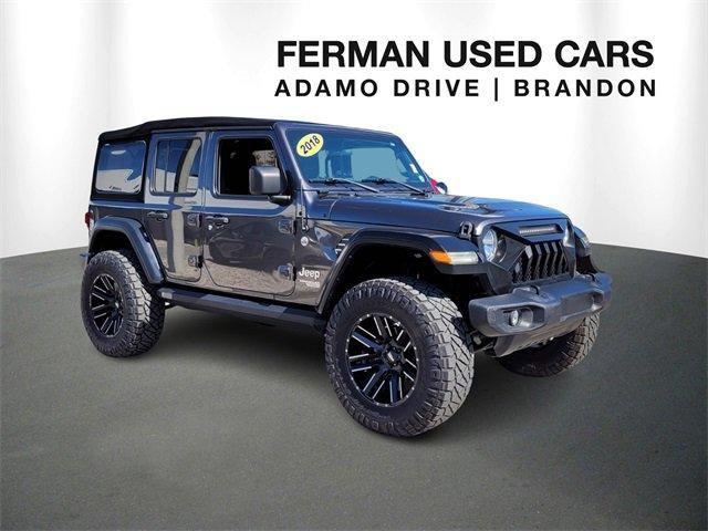 used 2018 Jeep Wrangler Unlimited car, priced at $27,988