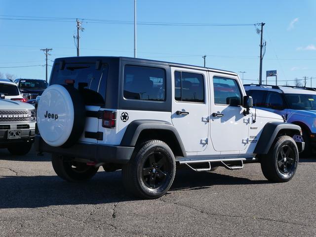 used 2015 Jeep Wrangler Unlimited car, priced at $19,500