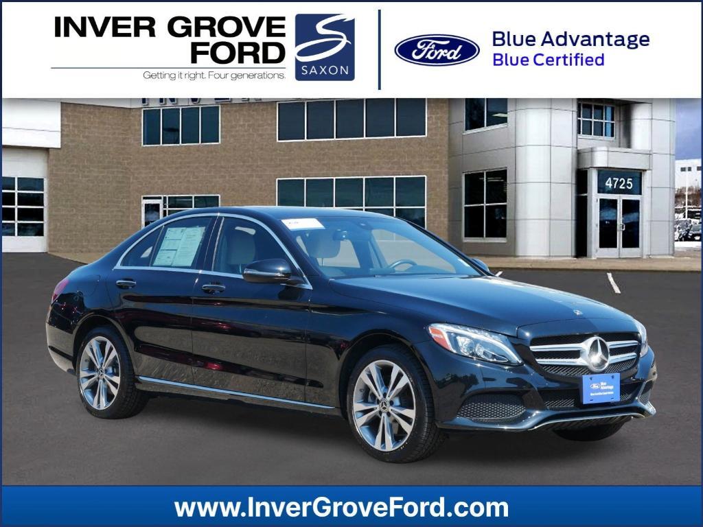 used 2018 Mercedes-Benz C-Class car, priced at $20,000
