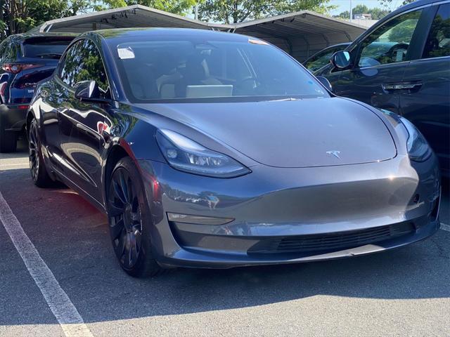 used 2022 Tesla Model 3 car, priced at $34,500