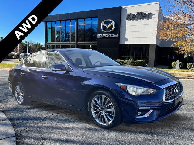 used 2022 INFINITI Q50 car, priced at $26,749