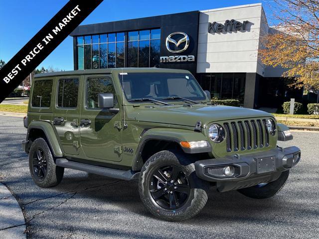 used 2021 Jeep Wrangler Unlimited car, priced at $35,000