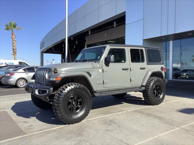 used 2021 Jeep Wrangler Unlimited car, priced at $38,774