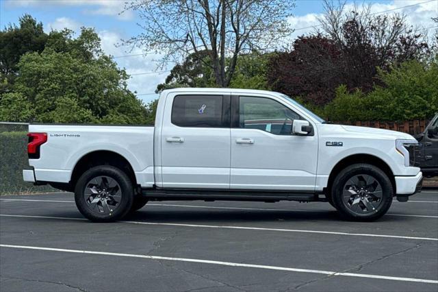 new 2025 Ford F-150 Lightning car, priced at $80,460