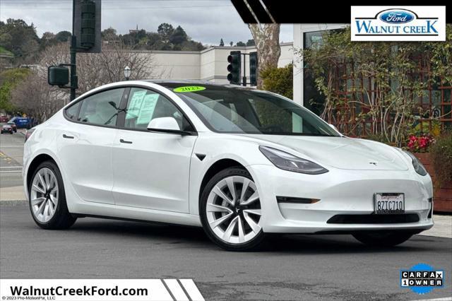 used 2022 Tesla Model 3 car, priced at $29,900