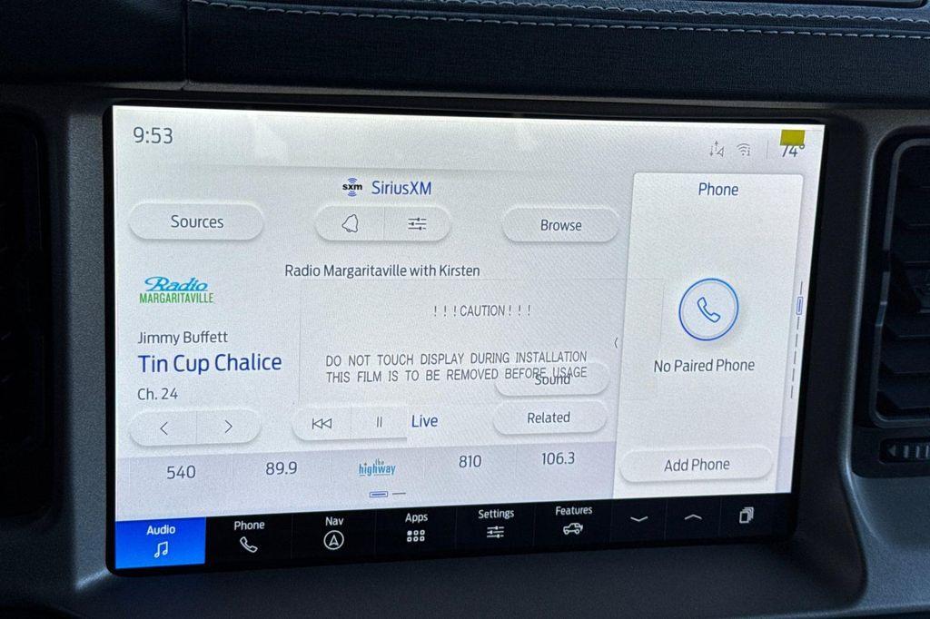 new 2025 Ford Bronco car, priced at $63,660