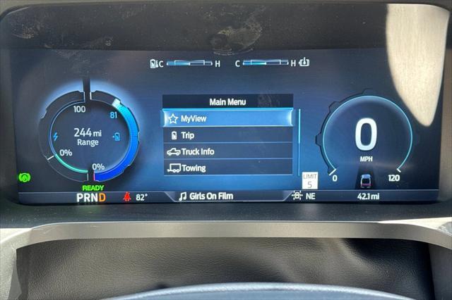 new 2025 Ford F-150 Lightning car, priced at $77,372