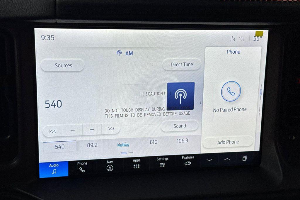 new 2025 Ford Bronco car, priced at $93,175