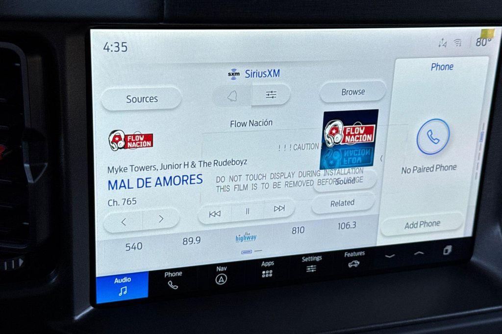 new 2025 Ford Bronco car, priced at $89,685