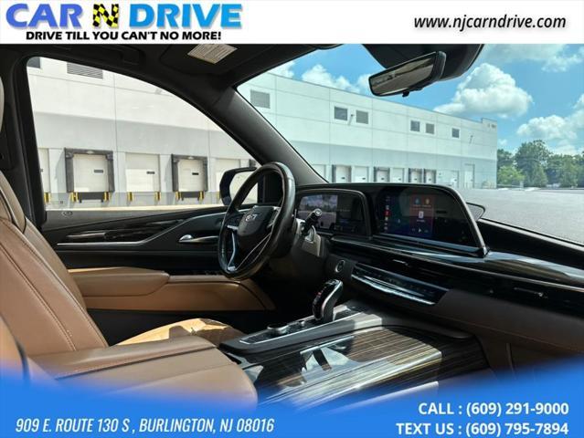 used 2021 Cadillac Escalade car, priced at $57,999