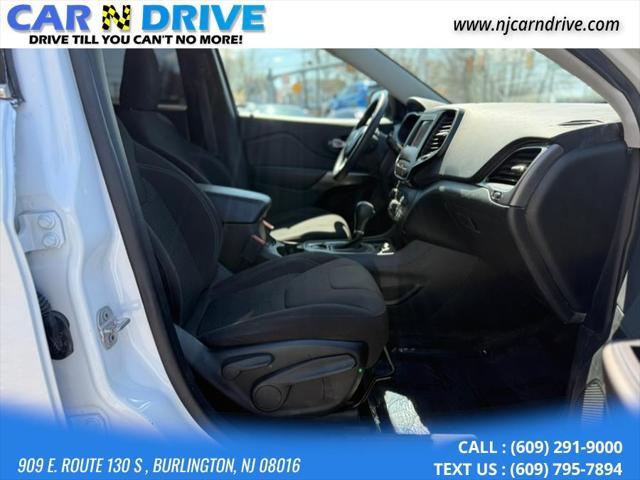 used 2019 Jeep Cherokee car, priced at $11,500
