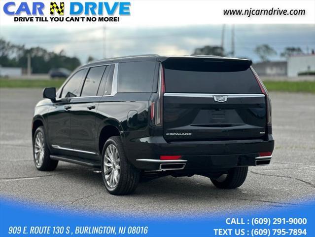 used 2022 Cadillac Escalade ESV car, priced at $44,520