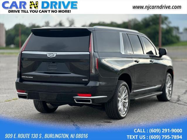 used 2022 Cadillac Escalade ESV car, priced at $44,520