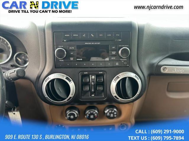 used 2013 Jeep Wrangler Unlimited car, priced at $15,899