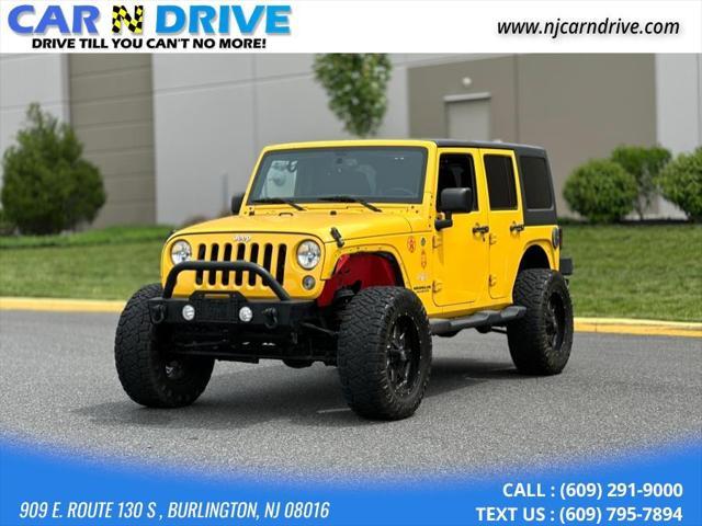 used 2015 Jeep Wrangler Unlimited car, priced at $16,500