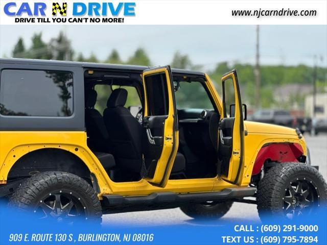 used 2015 Jeep Wrangler Unlimited car, priced at $16,500