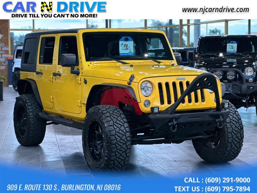 used 2015 Jeep Wrangler Unlimited car, priced at $16,500