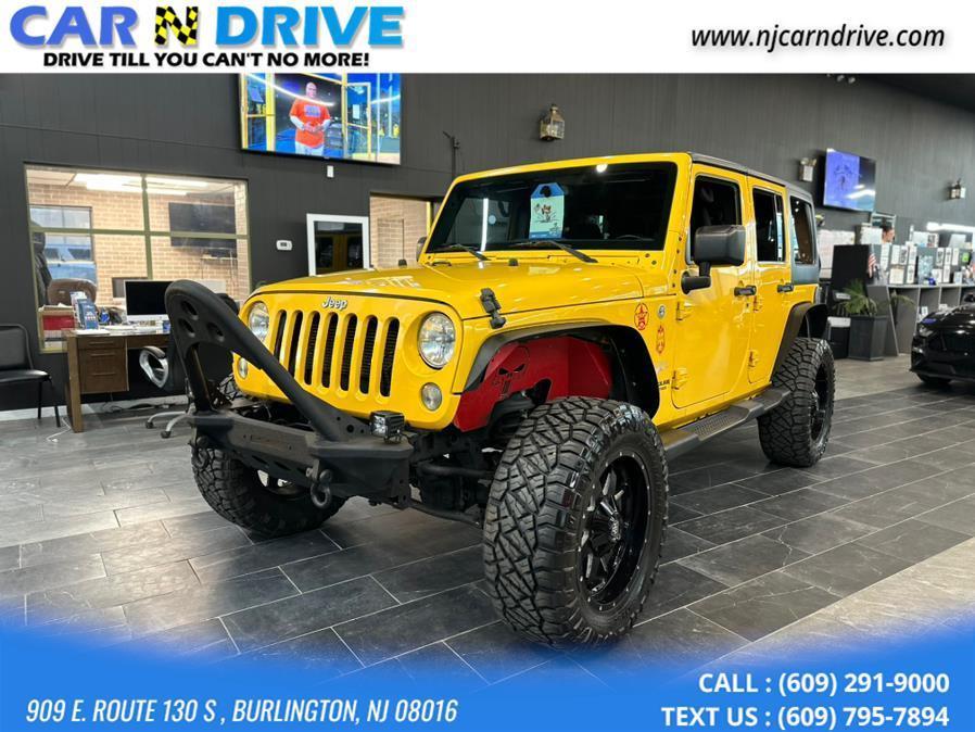 used 2015 Jeep Wrangler Unlimited car, priced at $16,500