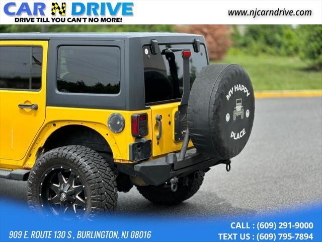 used 2015 Jeep Wrangler Unlimited car, priced at $16,500