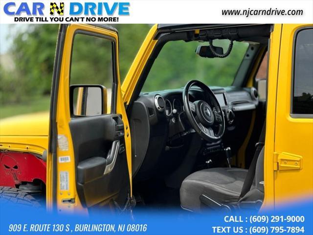 used 2015 Jeep Wrangler Unlimited car, priced at $16,500