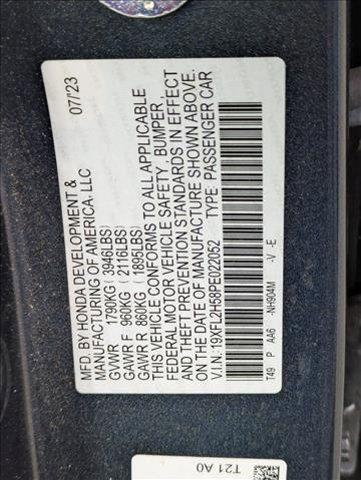used 2023 Honda Civic car, priced at $24,400