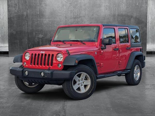 used 2018 Jeep Wrangler JK Unlimited car, priced at $23,495