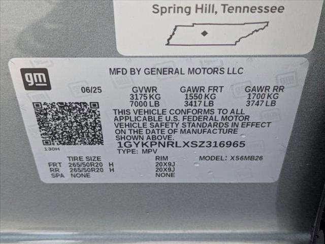 new 2025 Cadillac LYRIQ car, priced at $63,590