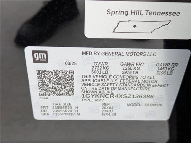 new 2025 Cadillac XT5 car, priced at $54,590