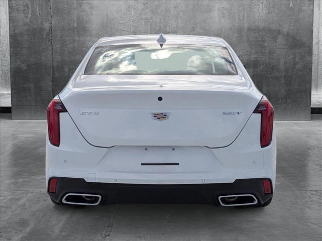 new 2025 Cadillac CT4 car, priced at $43,440