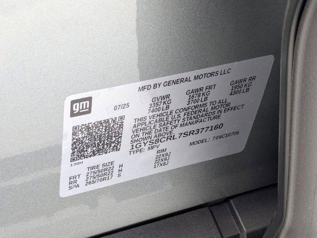 new 2025 Cadillac Escalade car, priced at $111,070